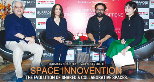 Ishvinder Kaur & Vikas Sabharwal in the Panel Discussion on Space Innovention
